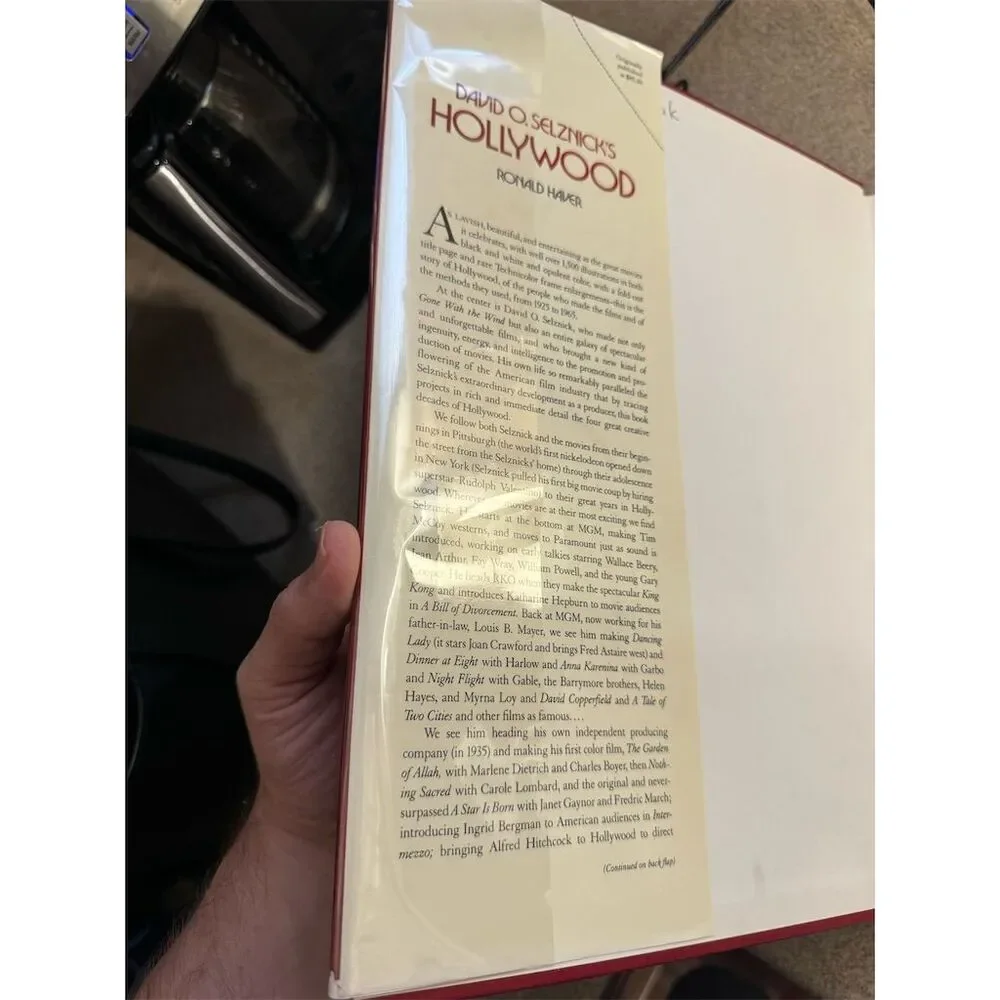 David O. Selznick's Hollywood by Ronald Haver Hardcover Coffee Table Book :EUC